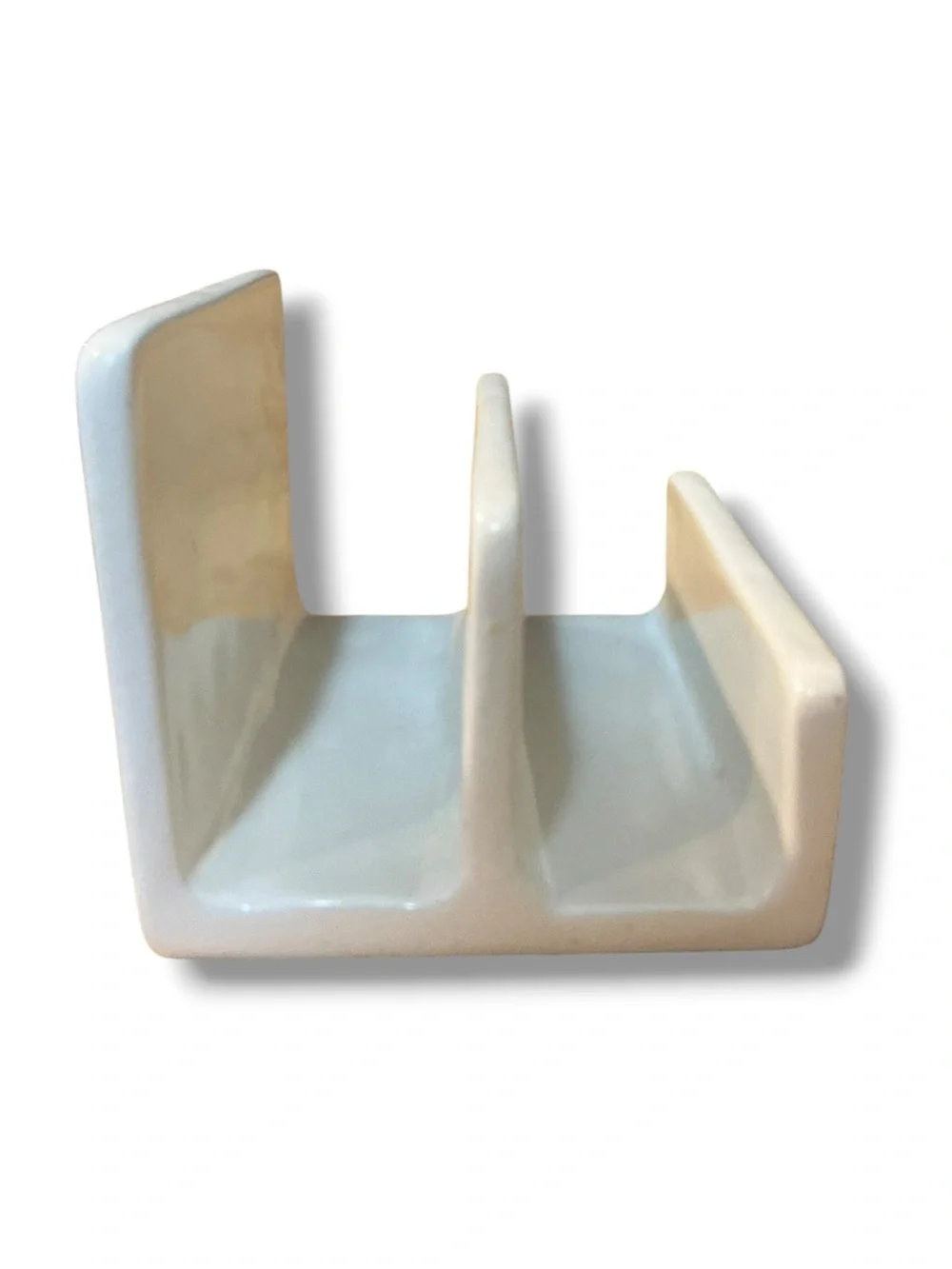 Rae Dunn White 'IMPORTANT' Three-Slot Desk Organizer
